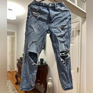 Chic Distressed Blue Jeans 💙 A Great Fit 💙 Size 25! Best Offer Accepted!